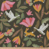 Printed Cotton NORFOLK Cocoa / Coffee